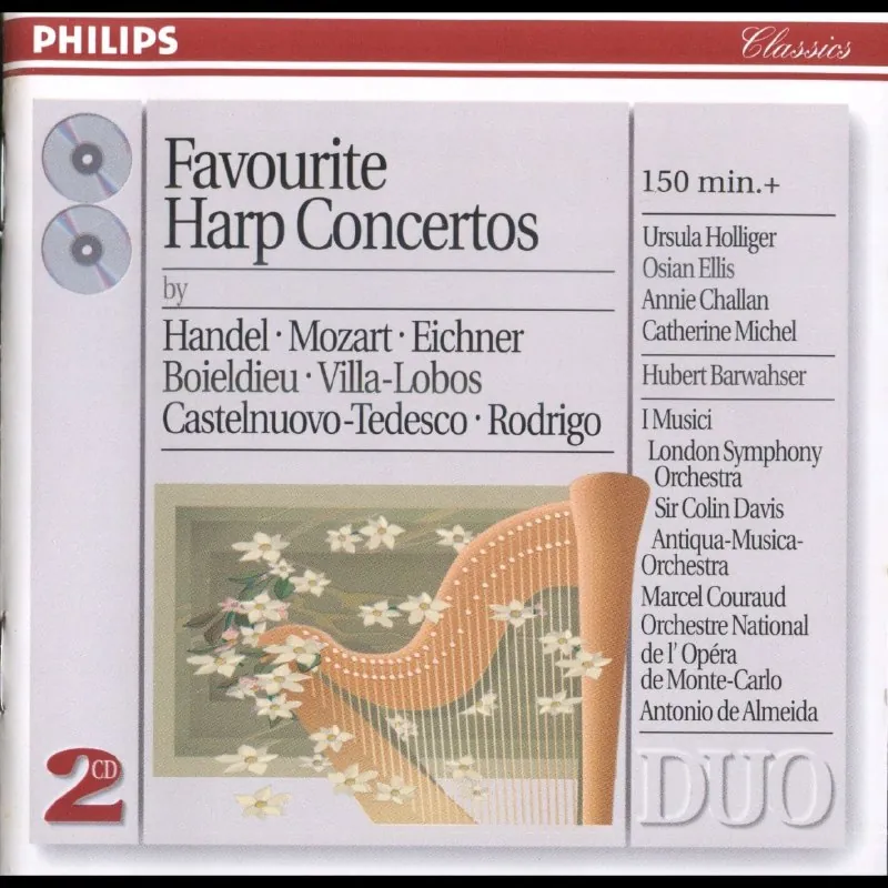 最受欢迎的竖琴协奏曲