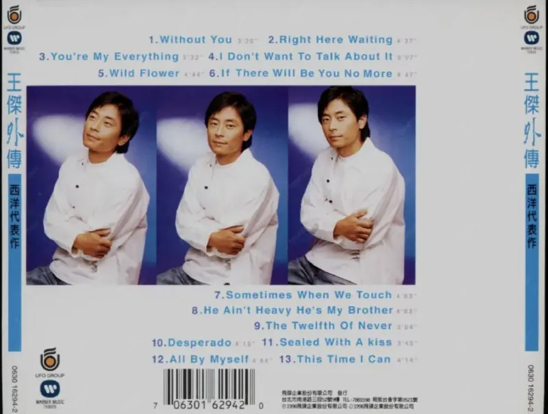 王杰-1996年专辑-王杰外传：西洋代表作